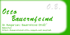 otto bauernfeind business card